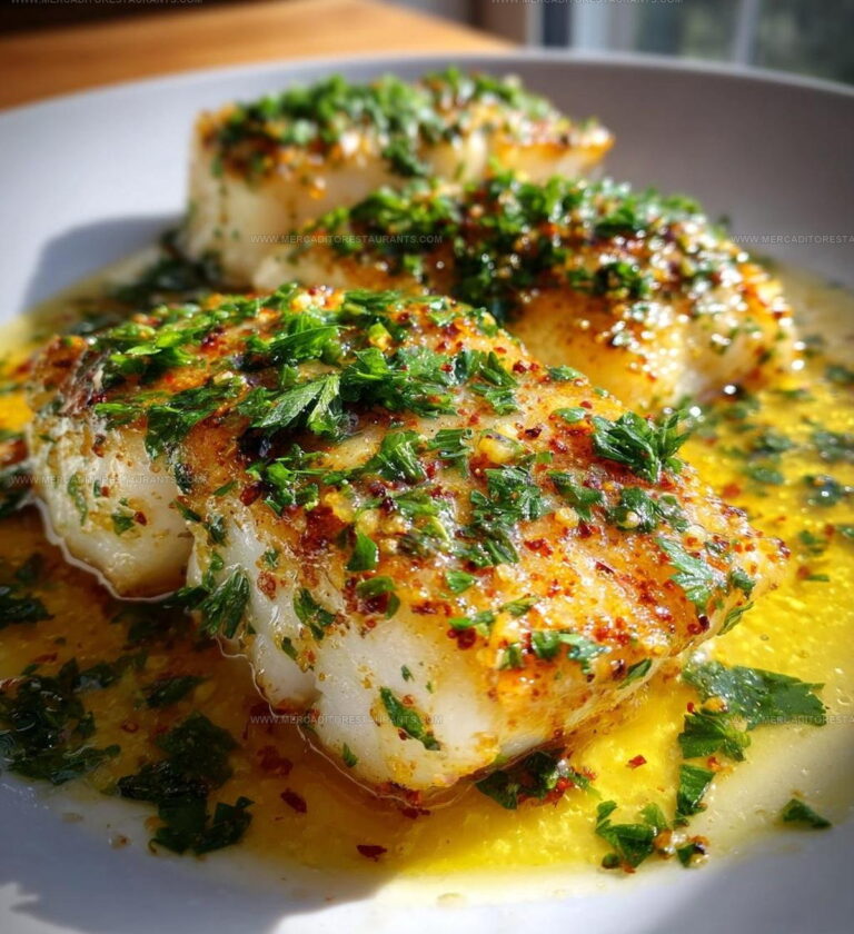 Baked Lemon Butter Cod Recipe
