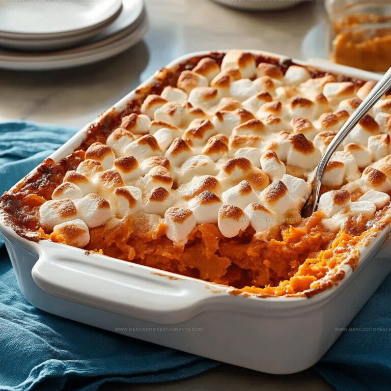 Marshmallow Topped Sweet Potato Casserole Recipe