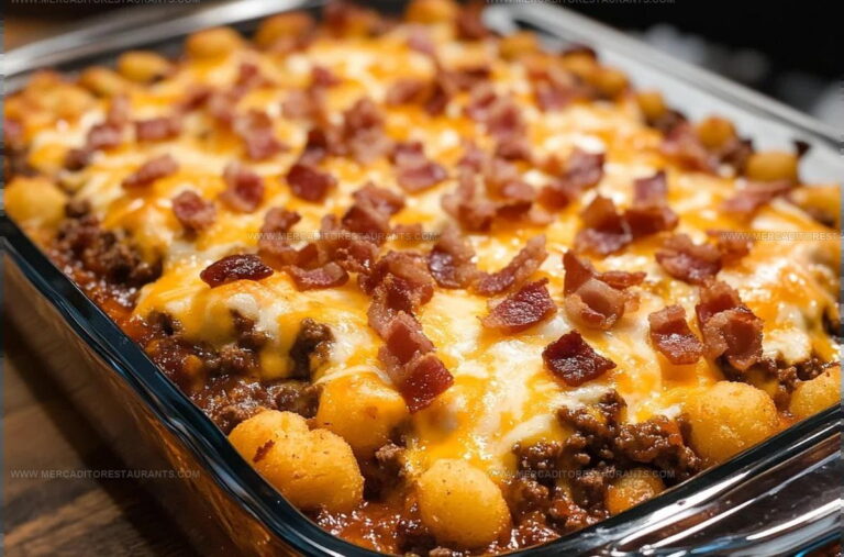 Smoky BBQ Bacon Cheeseburger Casserole Recipe