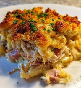 Classic French Chicken Cordon Bleu Casserole Recipe