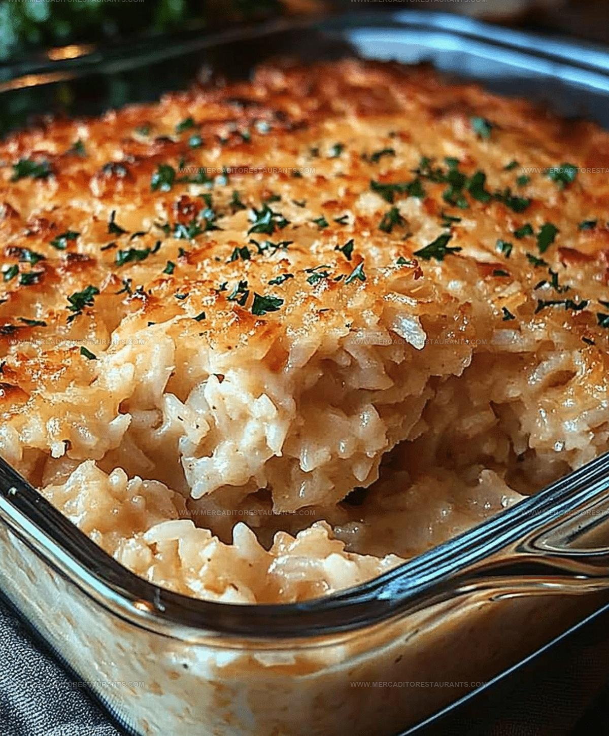 Creamy Ranch Angel Chicken Rice Casserole Recipe