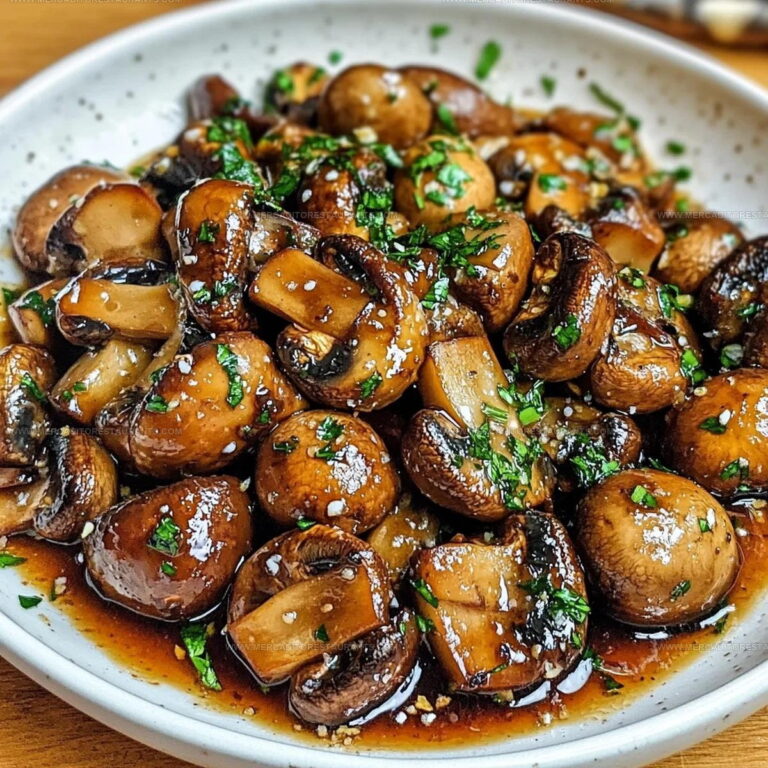 Sweet-Savory Honey Garlic Mushroom Roast Recipe