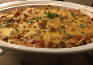 Tex-Mex Beef and Noodle Casserole Recipe