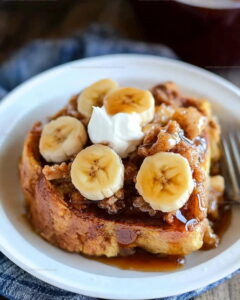 Bananas Foster French Toast Bake Recipe