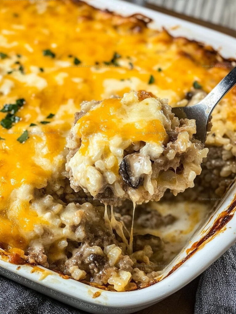 Beef and Rice Casserole Recipe