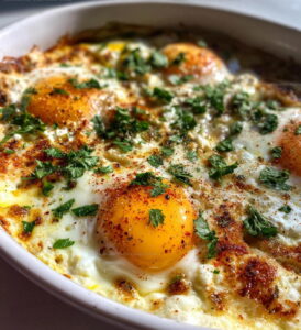 Simple Baked Feta Eggs Recipe