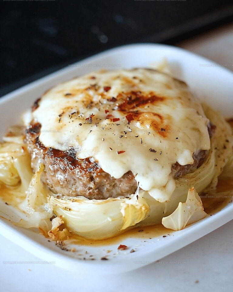 Oven Baked Cabbage Burgers Recipe