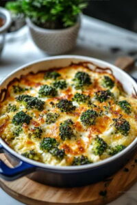 Cream-Rich Broccoli Cheese Casserole Recipe