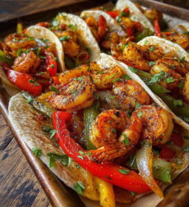 Sheet Pan Shrimp Fajitas Recipe