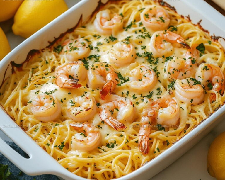 Lemon-Bright Shrimp Scampi Pasta Bake Recipe