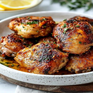 Juicy Baked Chicken Thighs Recipe