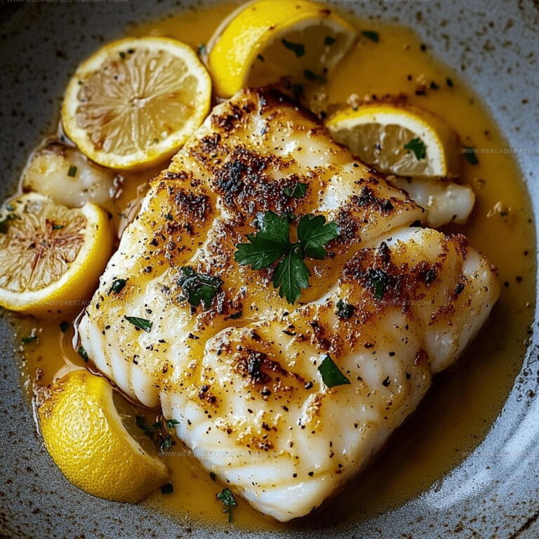 Buttery Lemon Butter Baked Cod Recipe