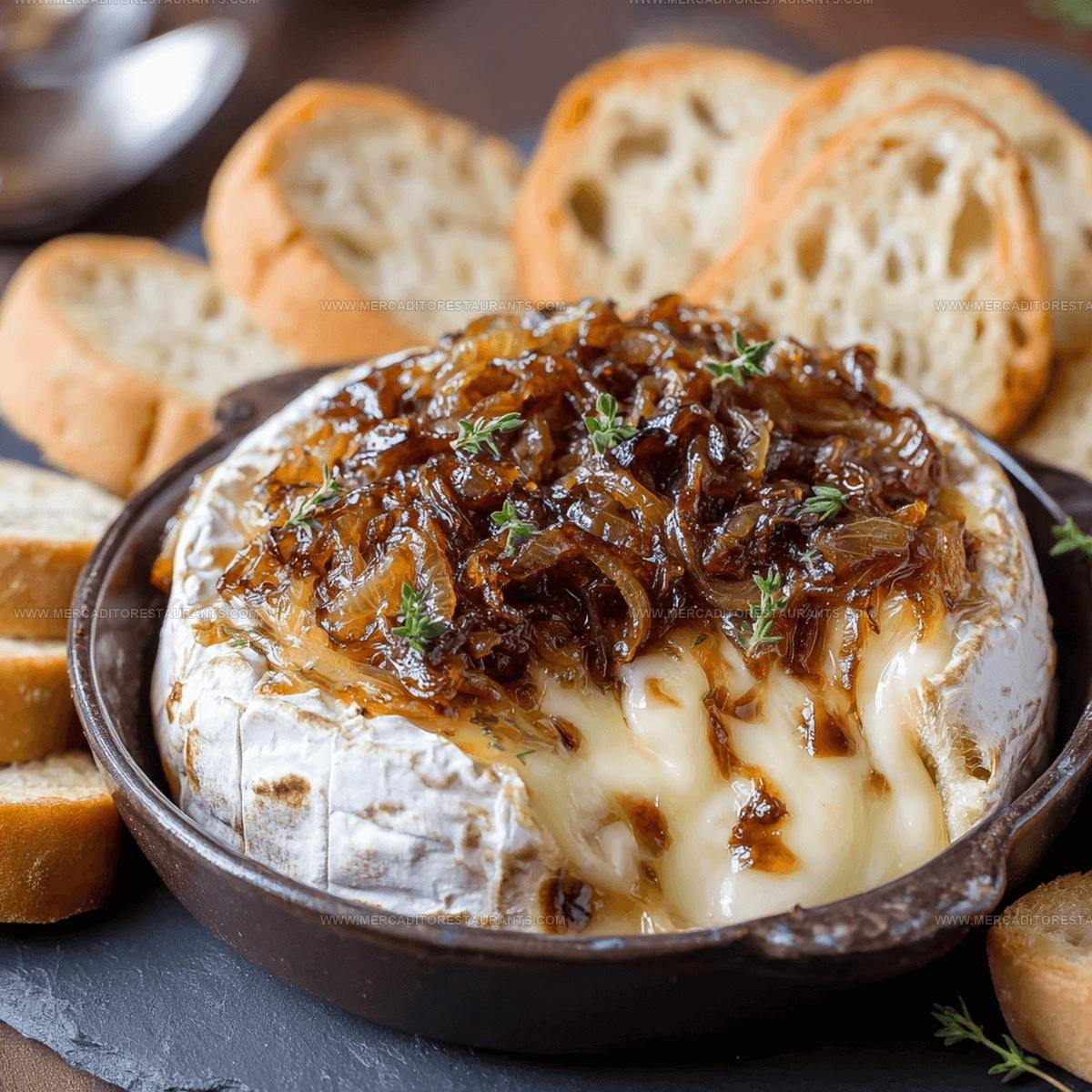 Baked Brie With Caramelized Onions Recipe