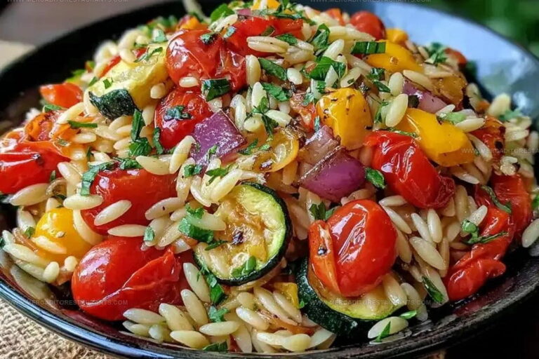 Mediterranean Roasted Vegetable Orzo Recipe