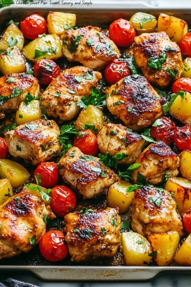 Tropical Hawaiian Chicken Sheet Pan Recipe