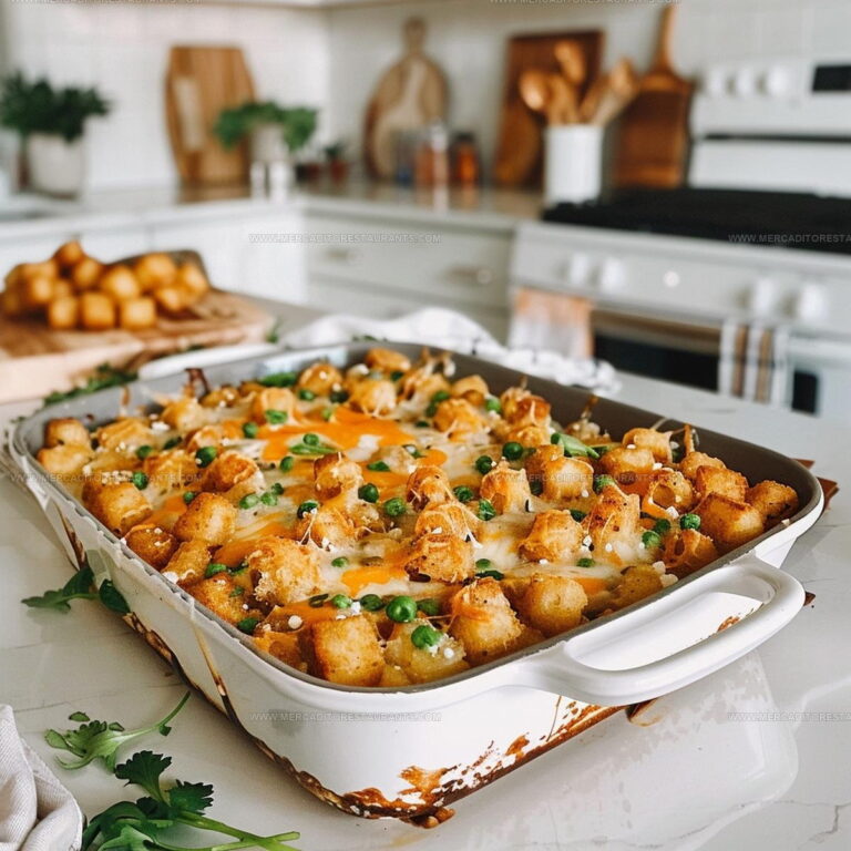 Hearty Cheesy Tater Tot Casserole Recipe