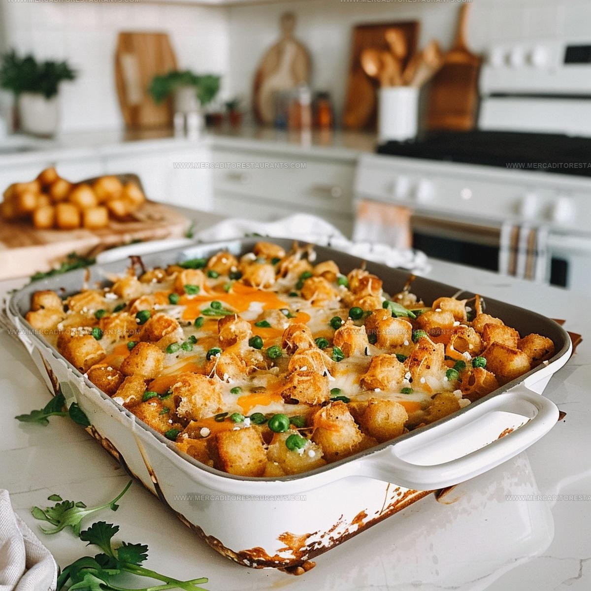 Hearty Cheesy Tater Tot Casserole Recipe