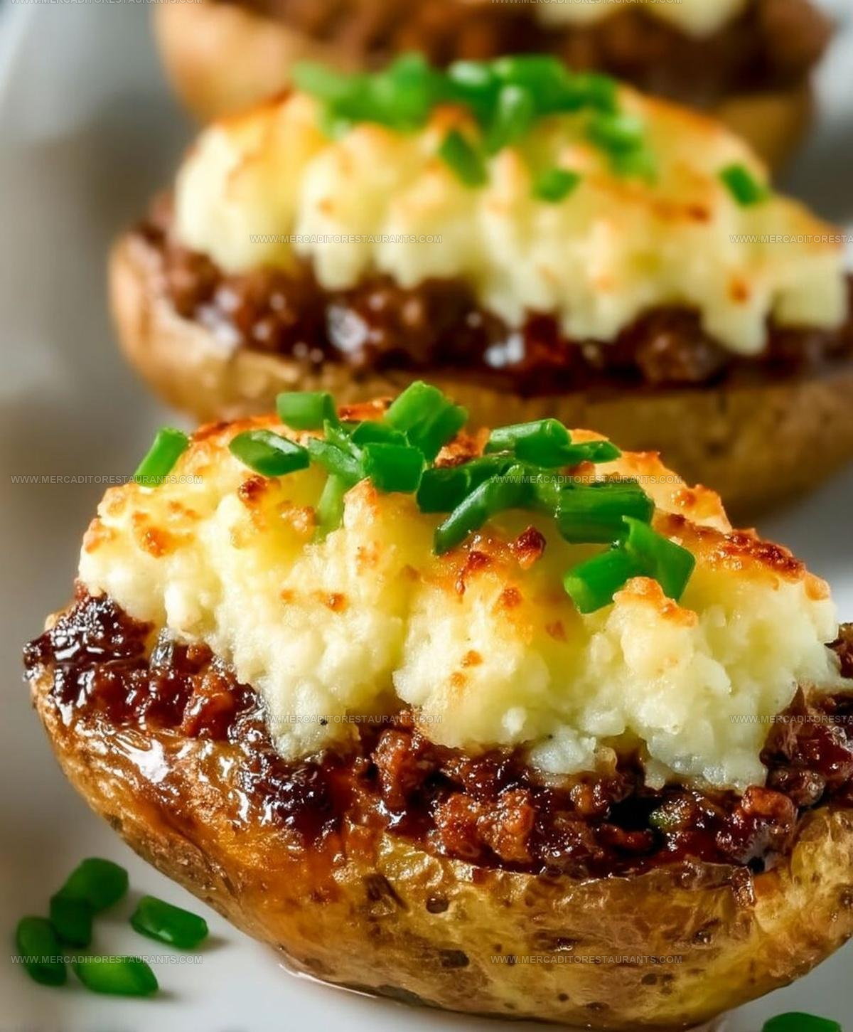 Pub Style Shepherds Pie Baked Potatoes Recipe