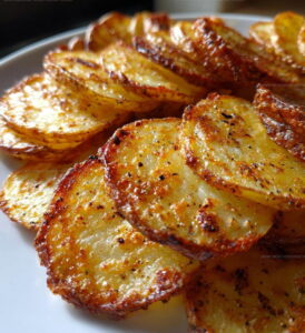 Crispy Sliced Baked Potatoes Recipe