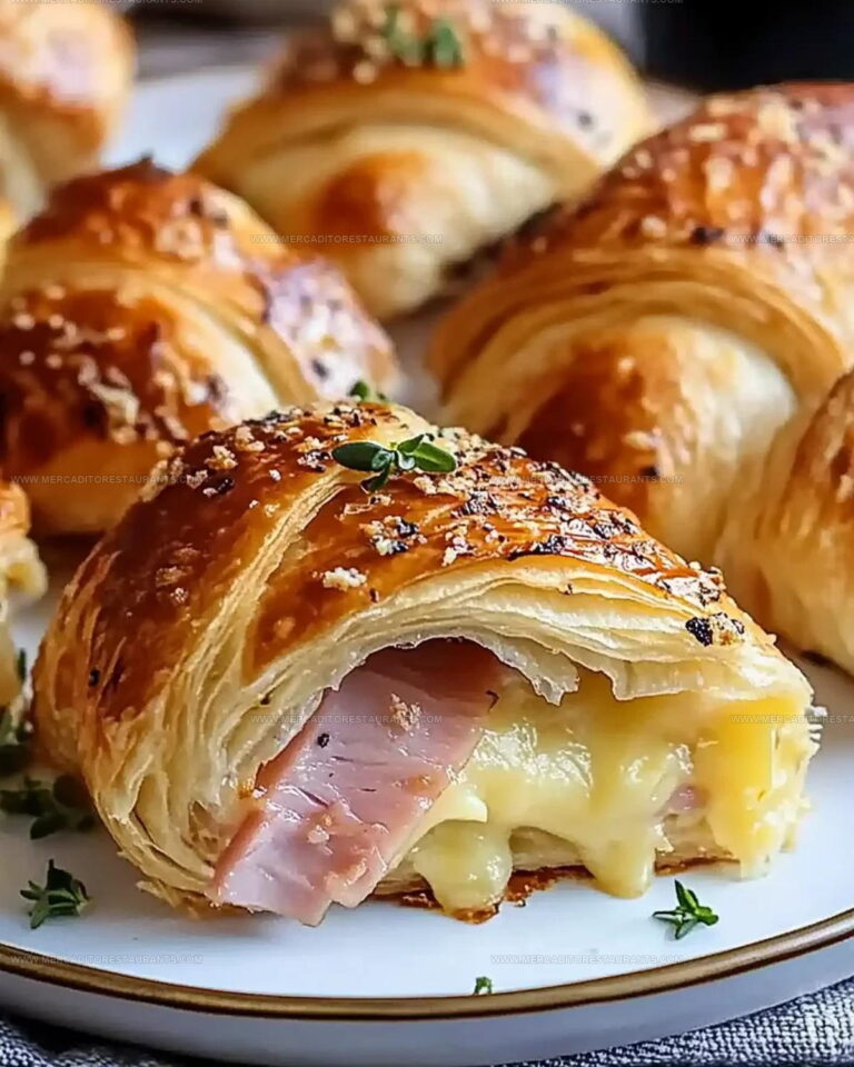 Oven-Melted Ham Cheese Croissants Recipe