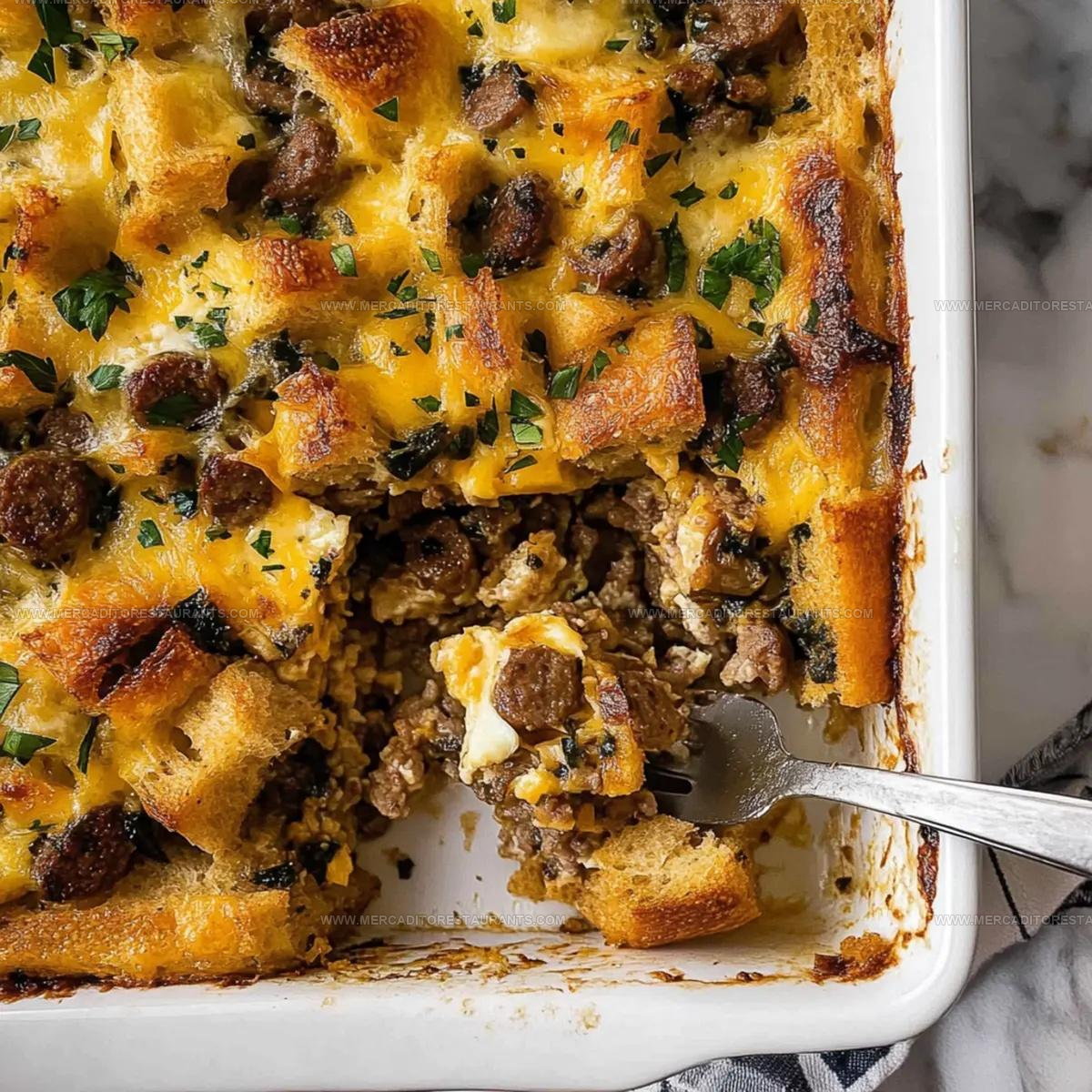 Egg Sausage And Bread Casserole Recipe