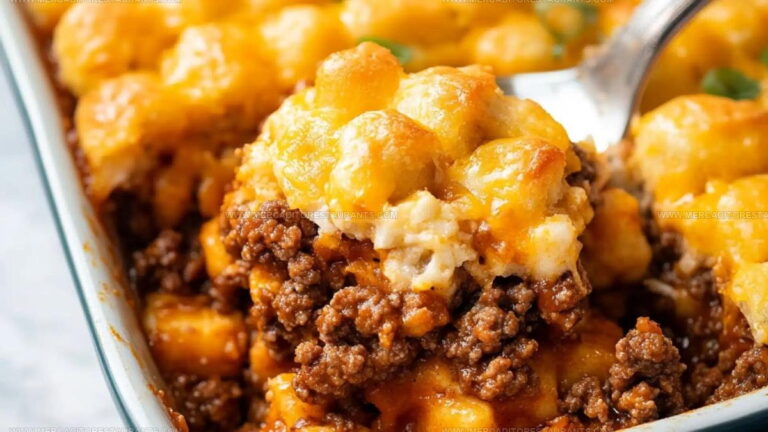 Cheesy Sloppy Joe Casserole Recipe