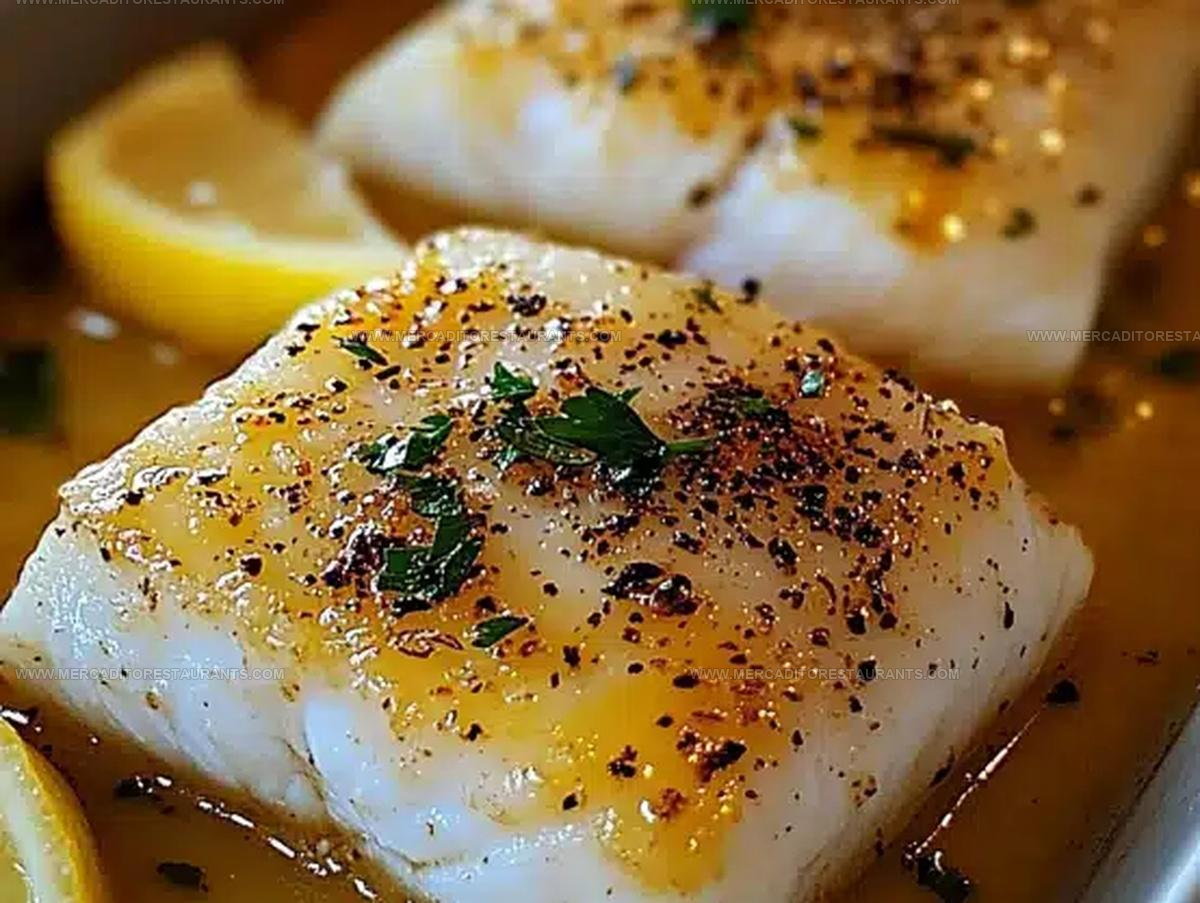 Lemon Butter Baked Cod Recipe