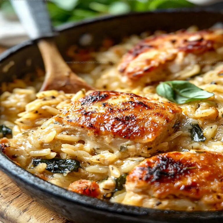 Easy Monterey Chicken Orzo Casserole Recipe