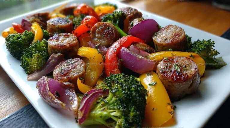 Vibrant Sheet Pan Sausage & Veggies Recipe