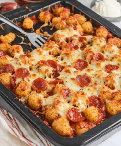 Pizza-Inspired Tot Casserole Recipe