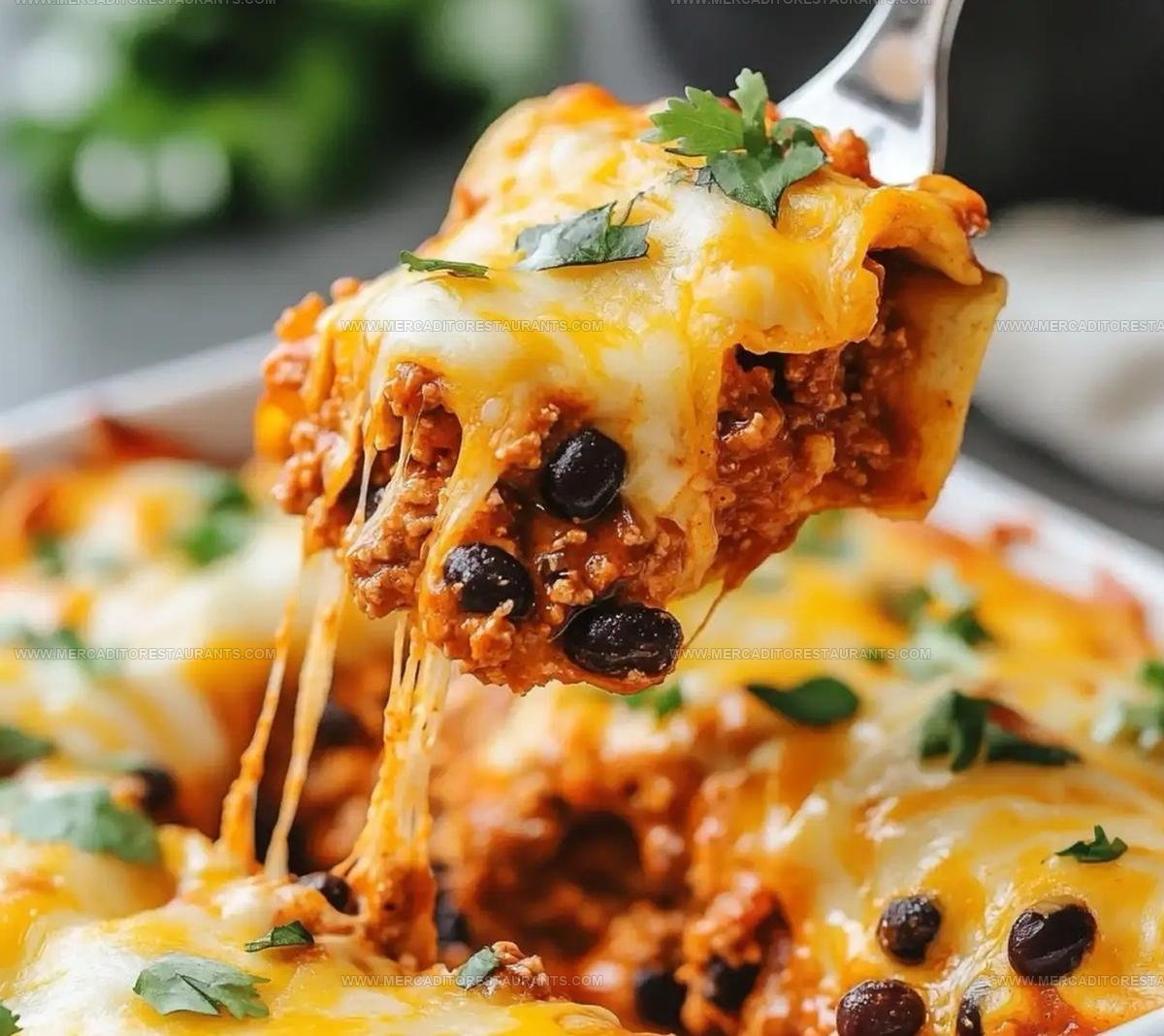 Ground Beef Enchilada Casserole Recipe