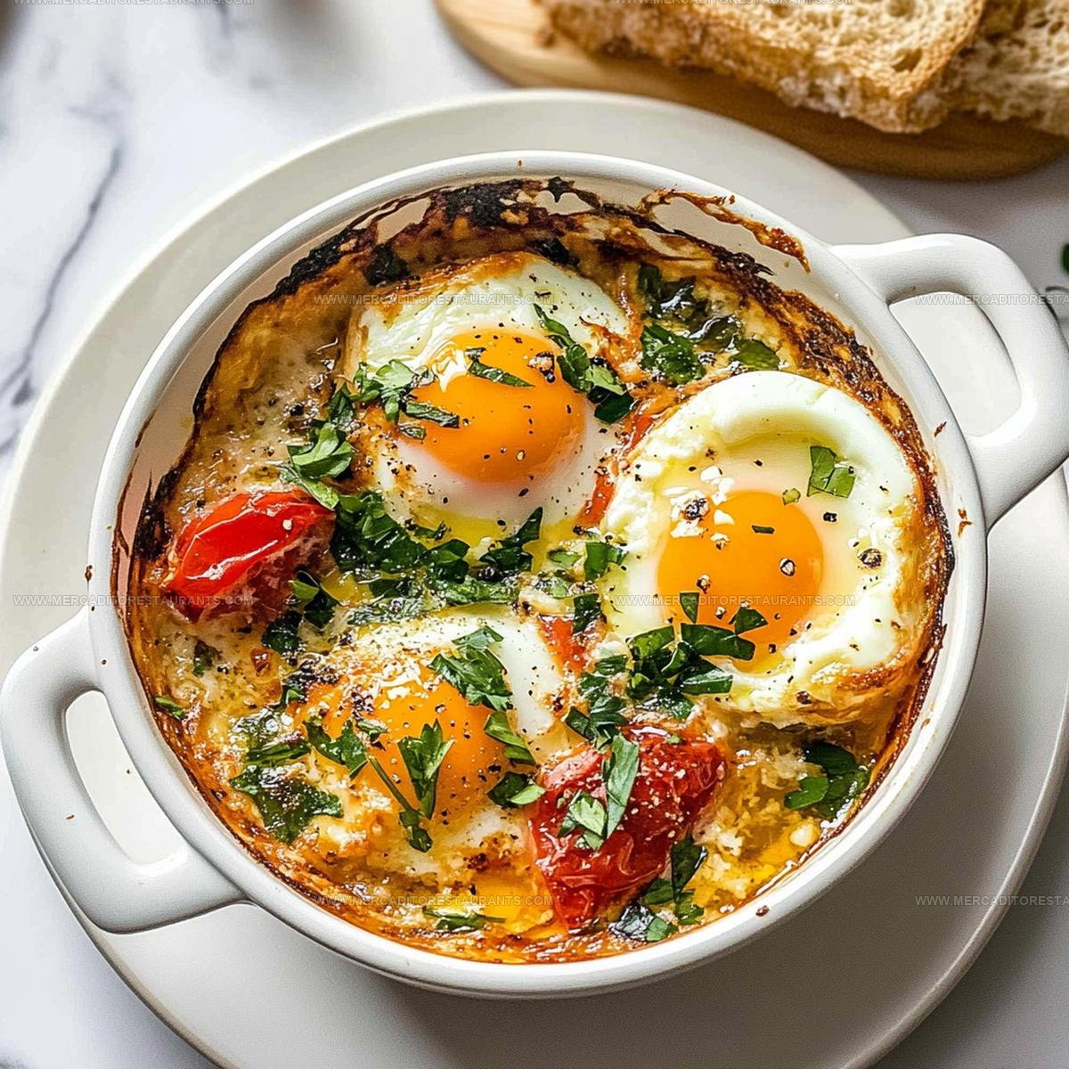 Mediterranean-Style Baked Feta Eggs Recipe