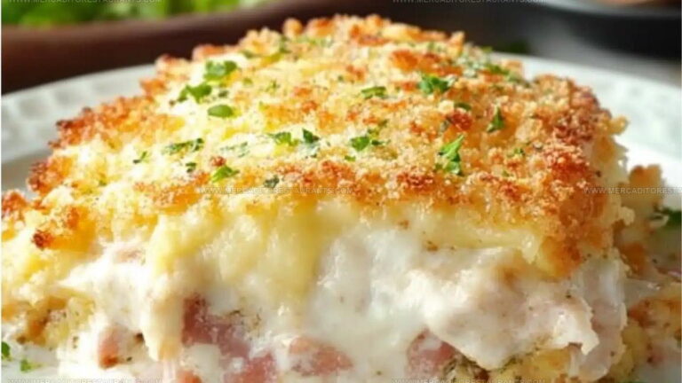 Crunchy Chicken Cordon Bleu Casserole Recipe