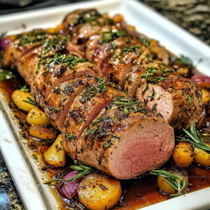 Sheet Pan Maple Dijon Pork Tenderloin Recipe