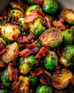 Sweet-Tangy Bacon Balsamic Brussels Sprouts Recipe
