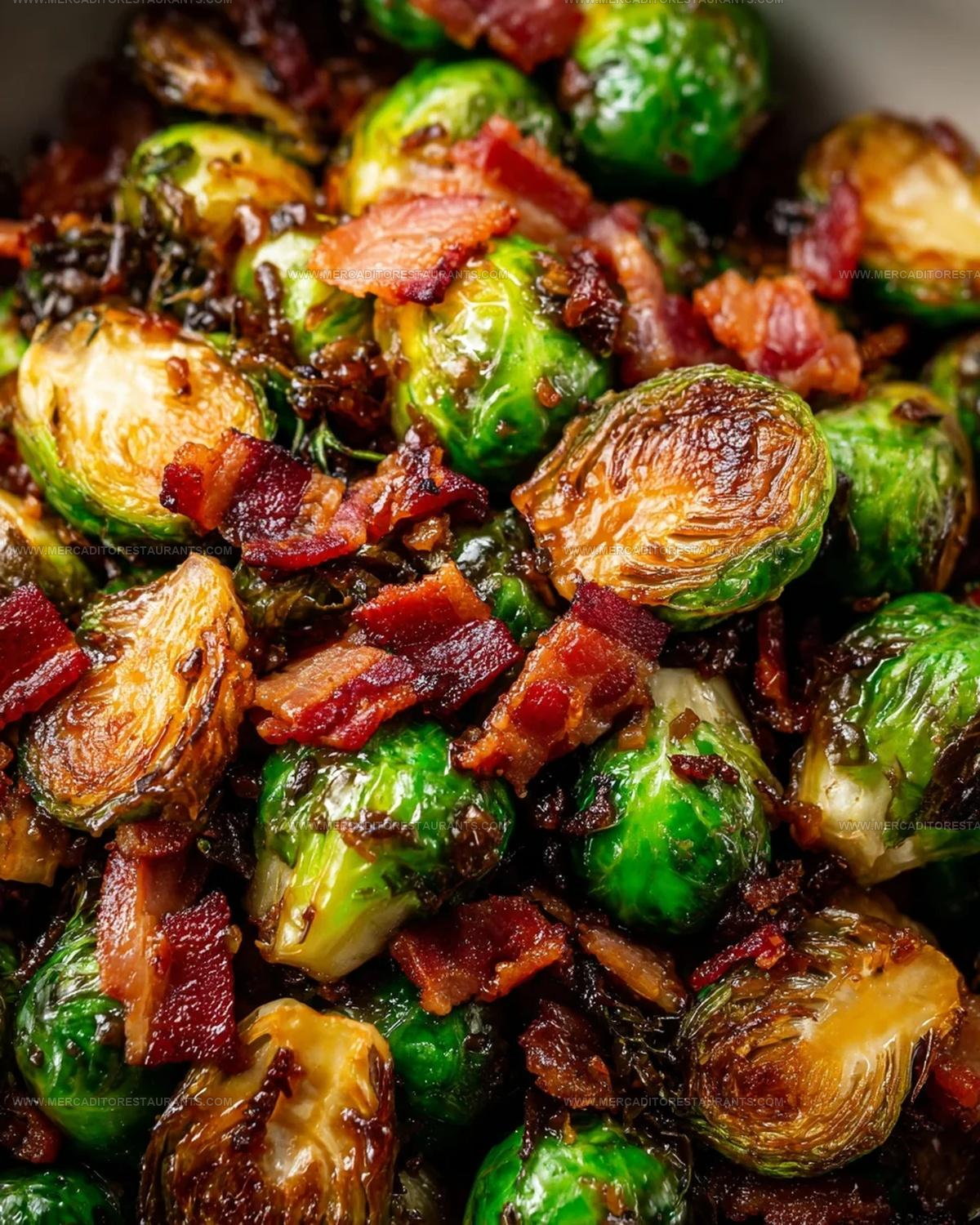 Sweet-Tangy Bacon Balsamic Brussels Sprouts Recipe