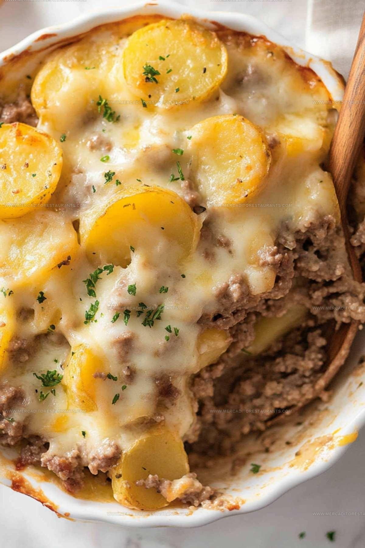 Comfort Family Hamburger Potato Casserole Recipe