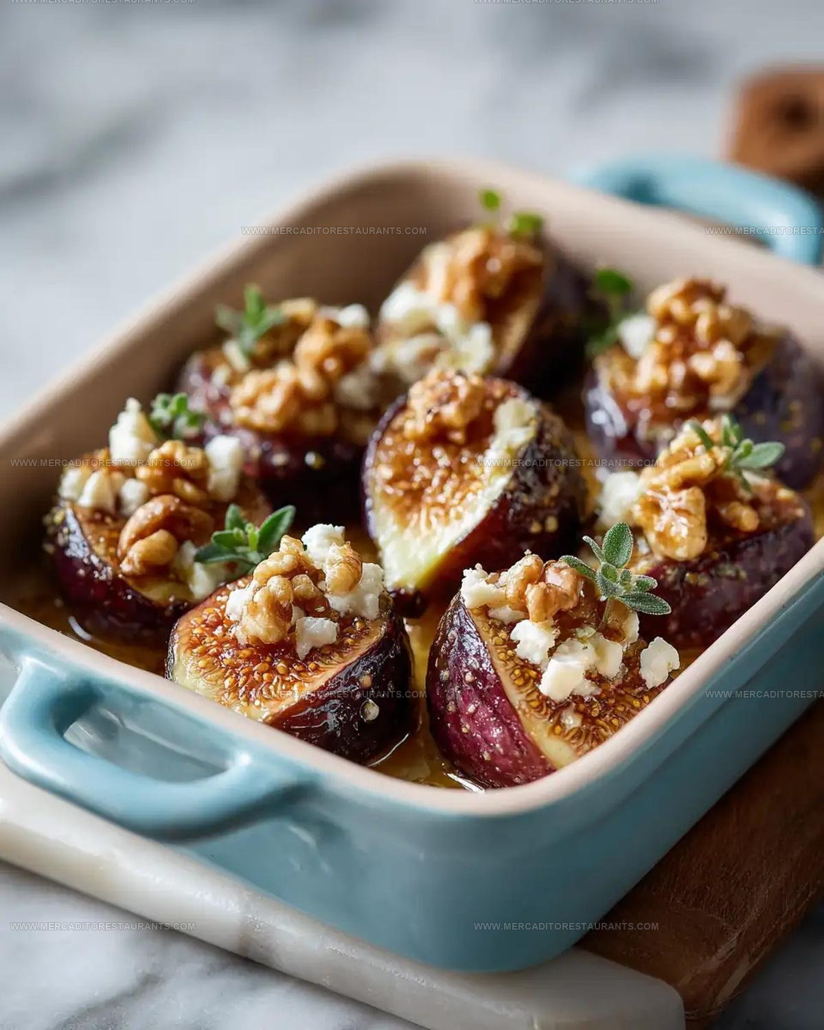 Baked Figs with Goat Cheese Recipe