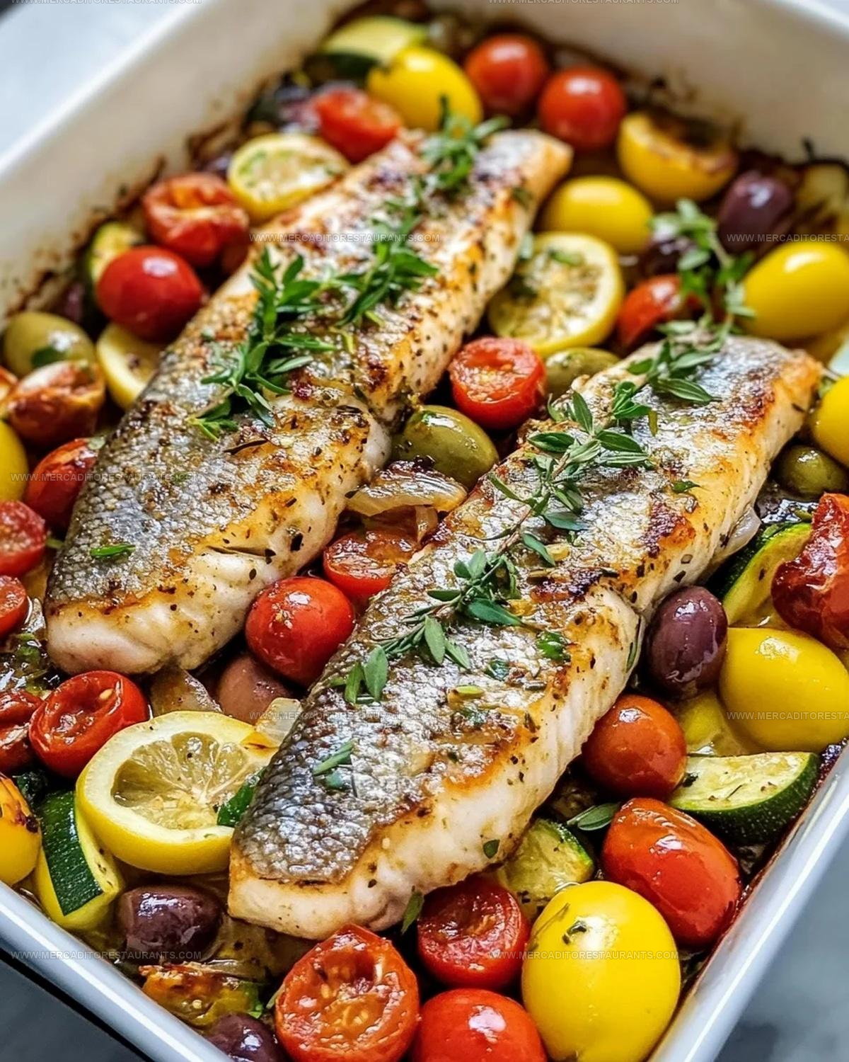 Herb-Loaded Mediterranean Vegetable Fish Recipe