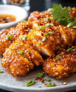 Extra Crispy Baked Hot Honey Chicken Recipe