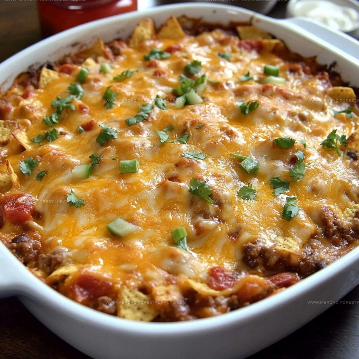 Tortilla Chip Layered Mexican Casserole Recipe