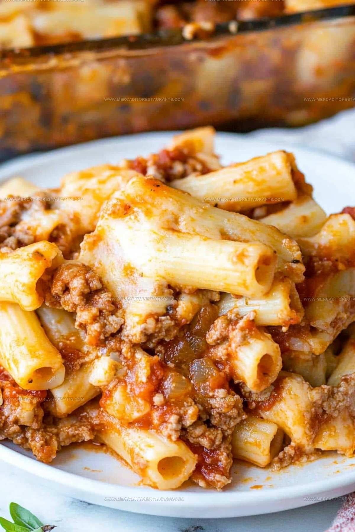 Classic Italian Baked Ziti Recipe