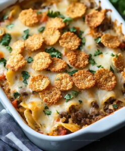 Seafood Casserole with Crackers Recipe