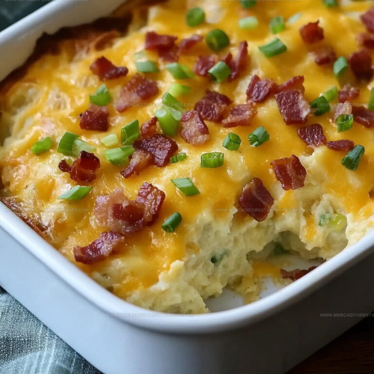 Bacon Loaded Twice Baked Potato Casserole Recipe