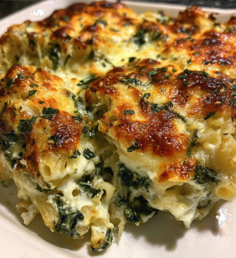 Comfort Spinach Ricotta Pasta Bake Recipe