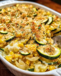 Zucchini Corn Casserole Recipe