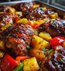 Tropical Easy Hawaiian Chicken Sheet Pan Recipe