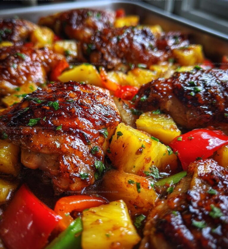 Tropical Easy Hawaiian Chicken Sheet Pan Recipe