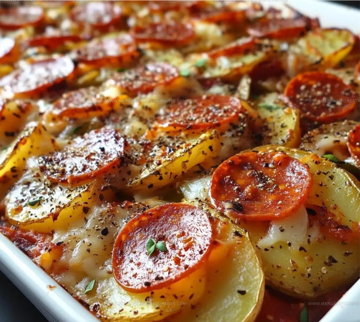 Potato Pizza Casserole Recipe