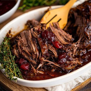 Tangy Cranberry Pot Roast Recipe
